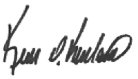 Signature of Keith Kirkland